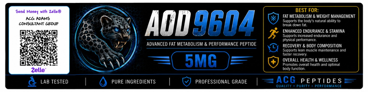 AOD 9604 5MG ACG label
