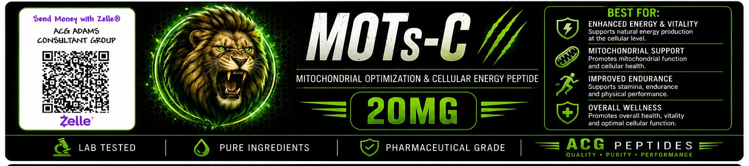 MOTS-C 20MG ACG label