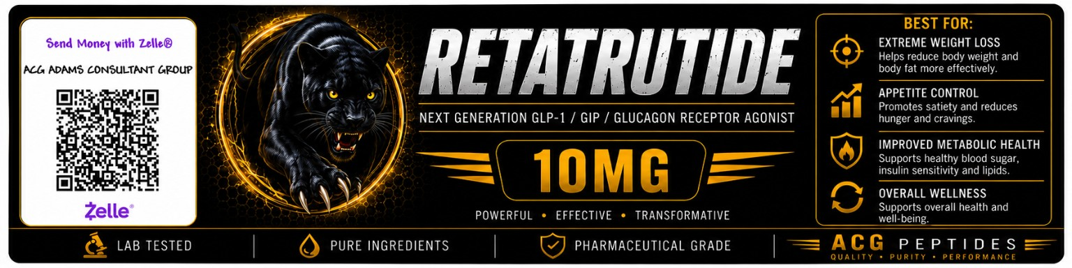 RETATRUTIDE 10MG ACG label