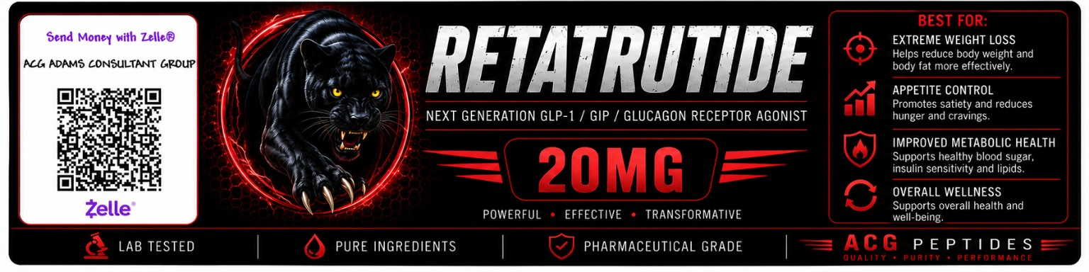 RETATRUTIDE 20MG ACG label
